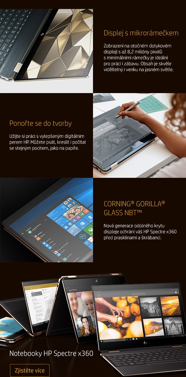 Notebooky HP Spectre x360